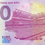 Milano – Stadio San Siro 2024-1 0 euro souvenir banknotes italy