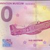 Military Aviation Museum 2022-3 USA P-51 Mustang 0 euro souvenir banknote virginia beach