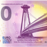Most SNP 2026-8 0 euro souvenir bankovka slovensko