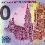 Munchen – Rathaus Mit Glockenspiel 2022-2 0 euro souvenir germany banknotes