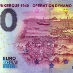 Musée Dunkerque 1940 2025-1 0 euro anniversary souvenir banknotes france