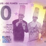 Musée Louis de Funés 2022-5 0 euro souvenir banknotes france