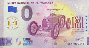 Musée National de L´Automobile 2025-4 anniversary 0 euro france