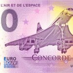 Musée de L'Air et de L'Espace 2023-4 CONCORDE 0 euro souvenir france banknote