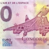Musée de L'Air et de L'Espace 2024-4 CONCORDE 0 euro souvenir banknotes france
