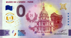 Musée de L´Armée - Paris 2025-7 0 euro souvenir france annviersary
