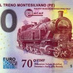 Museo del Treno Montesilvano PE 2023-1 0 euro souvenir italy banknotes