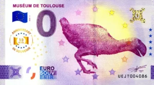 Muséum de Toulouse 2025-3 0 euro souvenir france anniversary