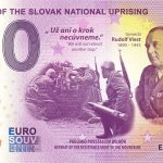 Museum of the Slovak National Uprising 2021-6 0 euro souvenir bankovka slovensko SNP