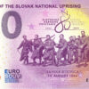 Museum of the Slovak National Uprising 2024-8 SNP 0 euro souvenir bankovka slovensko