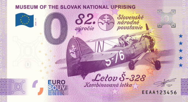 Museum of the Slovak National Uprising 2026-11 0 Euro slovensko SNP bankovka