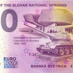 Museum of the Slovak National Uprising anniversary 0 eurova bankovka slovensko zero euro souvenir