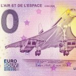 Musée de L´Air et de L´Espace 2019-3 0 euro souvenir france concorde