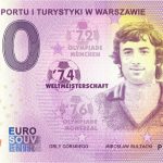 Muzeum Sportu i Turystyki w Warszawie 2021-4 0 euro souvenir banknotes poland
