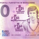Muzeum Sportu i Turystyki w Warszawie 2021-5 0 euro souvenir banknote poland