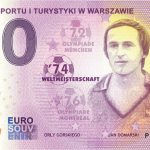Muzeum Sportu i Turystyki w Warszawie 2021-6 0 euro souvenir banknote poland