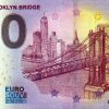 NYC Brooklyn Bridge 2023-1 0 euro souvenir banknotes usa