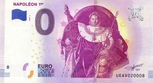 Napoleon 1er 2019-1 0 euro souvenir bankovka zero euro banknotes