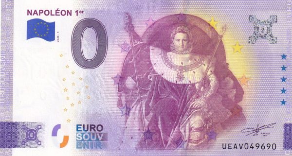 Napoléon 1er 2023-1 0 euro souvenir france banknotes