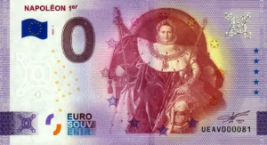 Napoléon 1er 2025-1 0 euro souvenir banknotes france