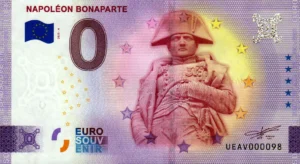 Napoléon Bonaparte 2025-4 0 euro souvenir banknotes france