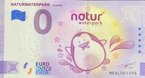 Naturwaterpark 2021-1 0 euro souvenir banknote vila real portugal