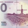 Netherlands – Keukenhof 2019-1 tulip fields 0 euro souvenir banknote