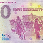 Oasys MiniHollywood 2021-2 anniversary 0 euro souvenir banknote spain
