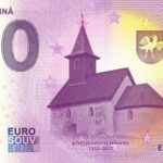 Obec Kšinná 2022-1 0 euro souvenir bankovka slovensko