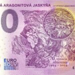 Ochtinská aragonitová jaskyňa 2024-7 0 euro souvenir bankovka slovensko