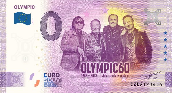 Olympic 2022-1 0 euro souvenir bankovka slovensko