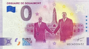 Ossuaire de Douaumont 2024-4 0 euro souvenir banknotes france
