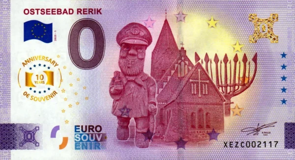 Ostseebad Rerik 2025-1 0 euro souvenir anniversary germany