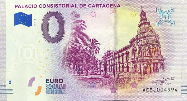 Palacio Consistorial de Cartagena 2019-2 0 euro souvenir