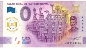 Palais Idéal du Facteur Cheval 2025-1 0 euro souvenir france anniversary