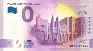 Palais des Papes 2024-11 0 euro souvenir banknote france
