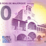 Palais des Rois de Majorque 2024-2 0 euro souvenir banknotes france