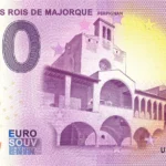 Palais des Rois de Majorque 2025-2 0 euro souvenir banknotes france