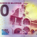 Palais des Rois de Majorque 2025-2 0 euro souvenir banknotes france anniversary