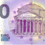 Pantheon 2022-1 0 euro souvenir banknotes italy