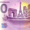 Paris Montparnasse 2025-6 0 euro souvenir france 3 Monuments