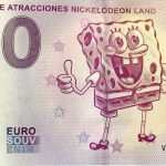 Parque de Atracciones Nickelodeon Land 2019-1 zero euro souvenir 0 € banknote