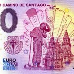 Peregrino Camino de Santiago 2023-1 0 euro souvenir spain banknotes