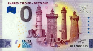 Phares D´Iroise – Bretagne 2025-1 0 euro souvenir banknotes france