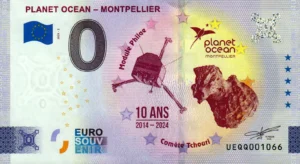 Planet Ocean – Montpellier 2025-2 0 euro souvenir banknotes france
