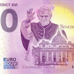 Pope Benedict XVI 2022-2 0 euro souvenir banknotes italy