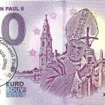 Pope John Paul II 2019-2 pečiatka 0 euro souvenir schein zero euro banknote