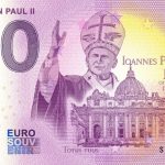Pope John Paul II 2022-3 0 euro souvenir banknotes italy