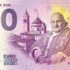 Pope John XXIII 2019-1 0 euro souvenir bankovka zero euro banknotes schein
