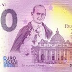 Pope Paul VI 2022-5 0 euro souvenir banknotes italy